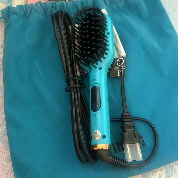 Amika Mini Straightening Brush NWOT UNUSED - Picture 2 of 4